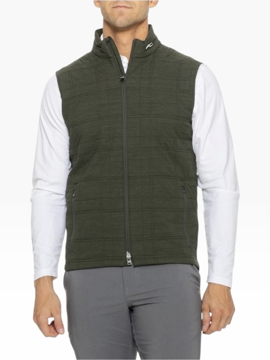 KJUS Other - KJUS Men Rowan Insulated Quilted Vest Green Size XL Golf Outerwear